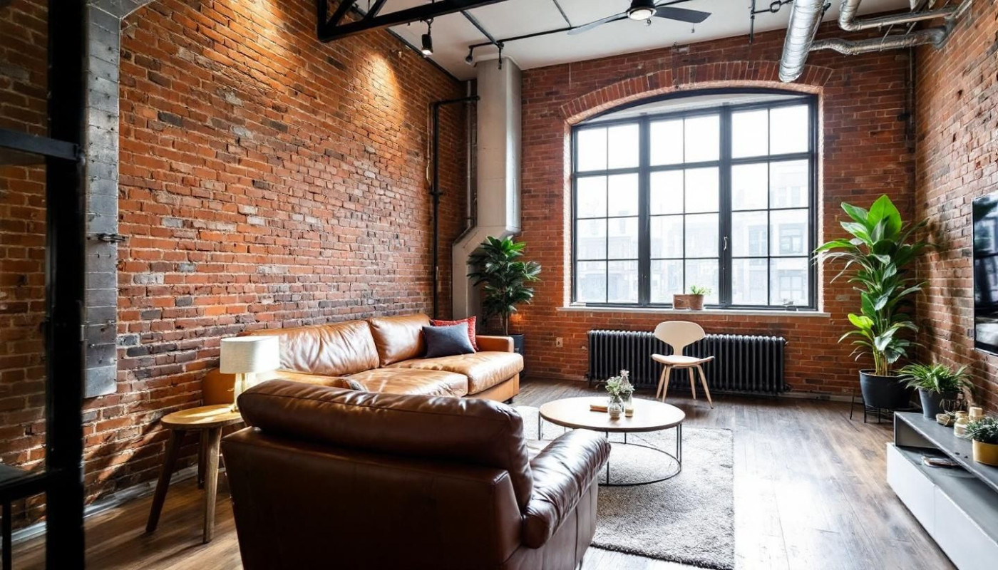 Comment intégrer des éléments métalliques dans un salon industriel ?