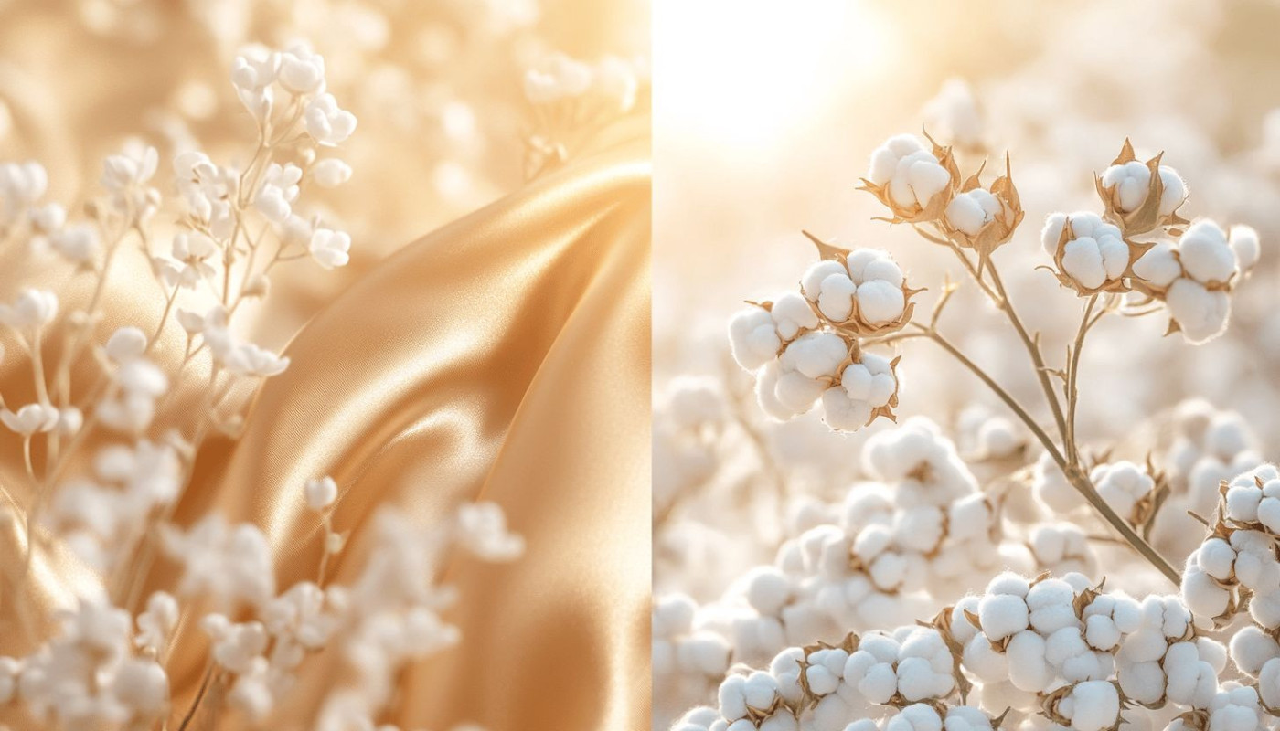 La différence entre le satin de coton et la percale de coton expliquée